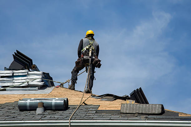 Professional Roofing technician working in Gleason, WI